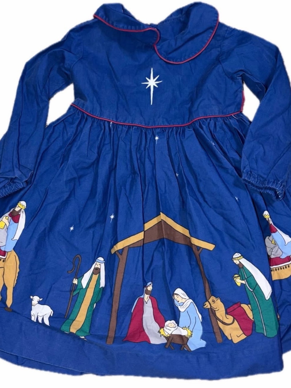 Eleanor rose 3/4 nativity scene dress